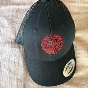 Yupoong Authentic Snapback Hat in Black